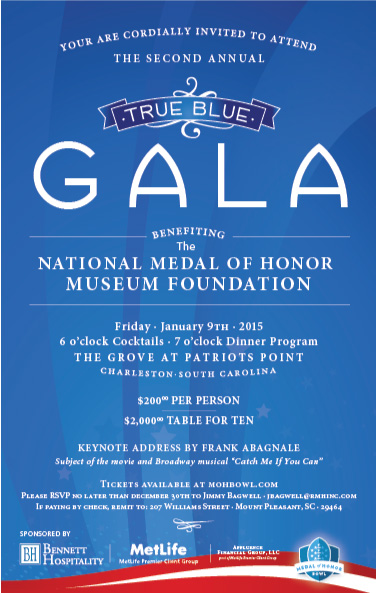 True Blue Gala Invitation